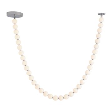 Akoya LED Pendant in Chrome by Alora