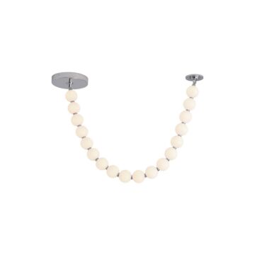 Akoya LED Pendant in Chrome by Alora