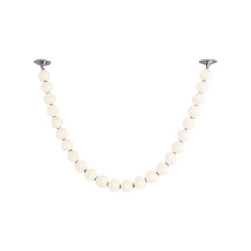 Akoya LED Pendant in Chrome by Alora