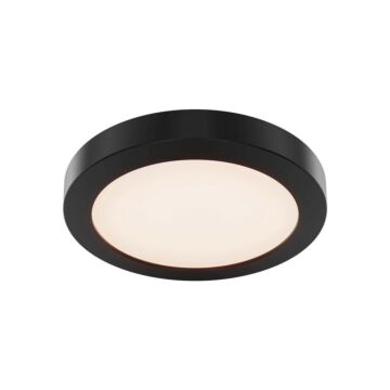 Radiance  Flush Mount in Black by Dals