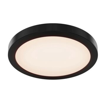 Radiance  Flush Mount in Black by Dals