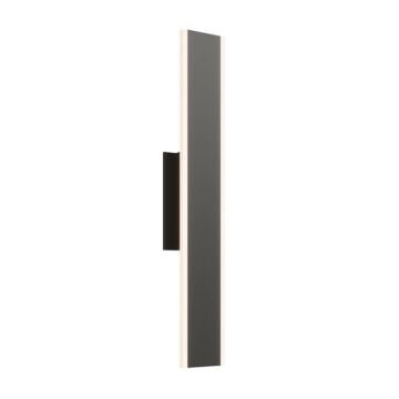 Gemini Outdoor Wall Sconce in Black by Dals