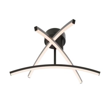 Sway  Flush Mount in Black by Dals