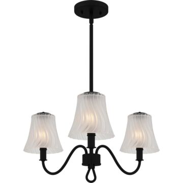 McKinney  Chandelier in Matte Black by Quoizel