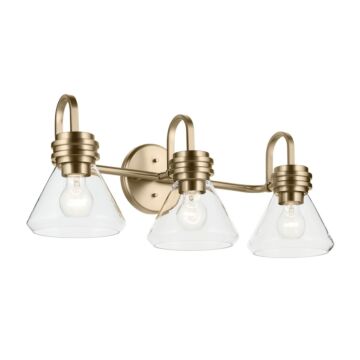 Farum  Bathroom Vanity Light in Champagne Bronze by Kichler