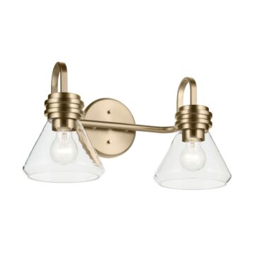 Farum  Bathroom Vanity Light in Champagne Bronze by Kichler