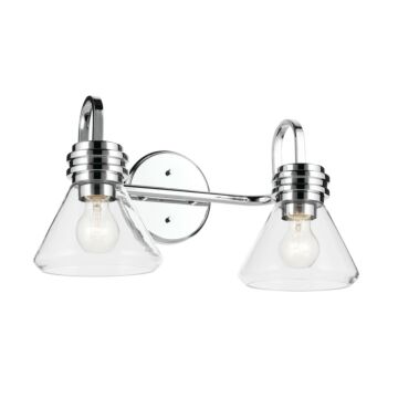 Farum  Bathroom Vanity Light in Chrome by Kichler