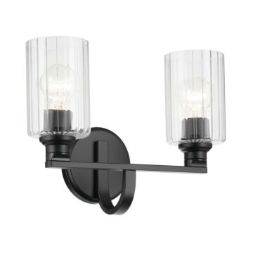 Gioe  Bathroom Vanity Light in Black by Kichler