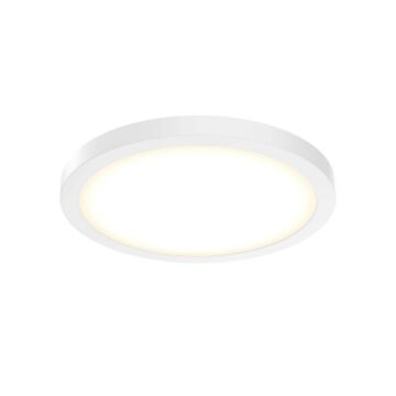 Delta  Flush Mount in White by Dals