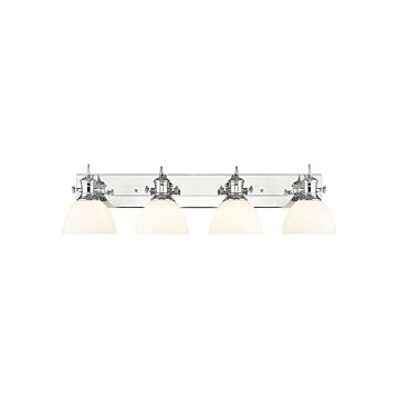 Hines  Bathroom Vanity Light in Chrome by Golden Lighting