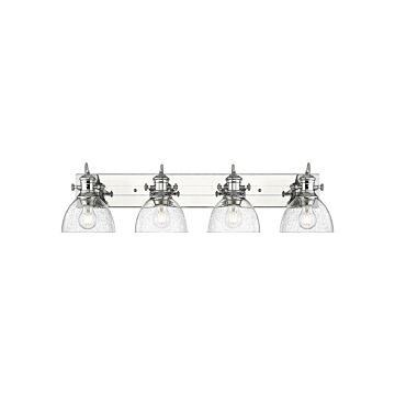 Hines  Bathroom Vanity Light in Chrome by Golden Lighting
