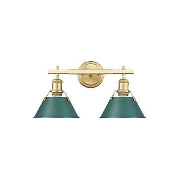 Orwell  Bathroom Vanity Light in Brushed Champagne Bronze by Golden Lighting