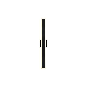 Obsidian LED Outdoor Wall Sconce in Sand Black by Golden Lighting