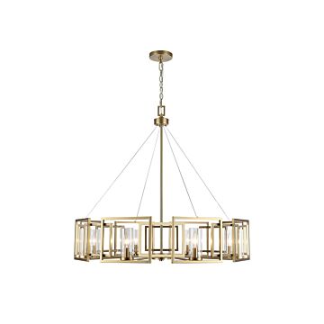 Marco  Chandelier in Brushed Champagne Bronze by Golden Lighting