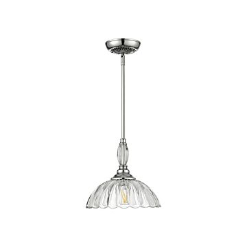 Audra  Pendant in Chrome by Golden Lighting