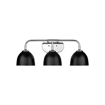 Zoey  Bathroom Vanity Light in Chrome by Golden Lighting