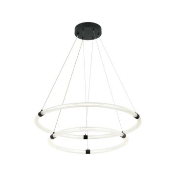 Inkara LED Pendant in Matte Black by Matteo Lighting