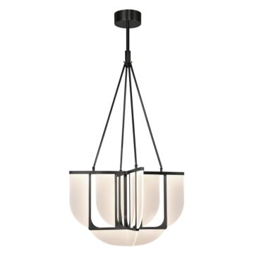 Anders LED Chandelier in Urban Bronze by Alora