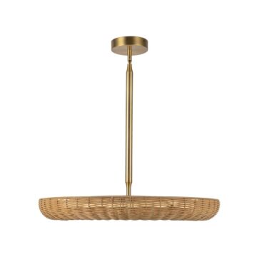 Maris LED Chandelier in Brushed Gold by Alora