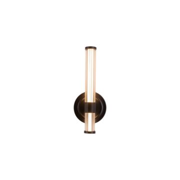 Elsie LED Wall Bathroom Vanity Light in Matte Black by Alora
