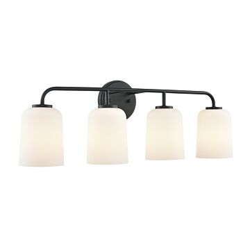Laphia  Bathroom Vanity Light in Matte Black by Millennium Lighting