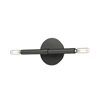 Skyva  Wall Sconce in Matte Black by Millennium Lighting