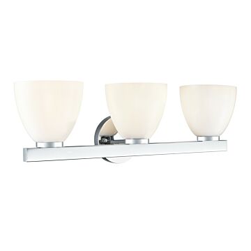 Apria  Bathroom Vanity Light in Polished Chrome by Millennium Lighting
