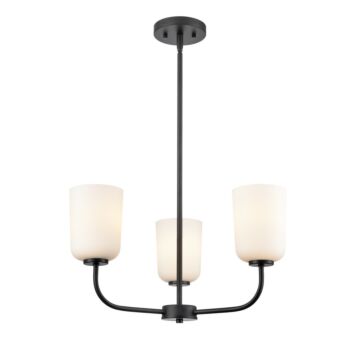Laphia  Chandelier in Matte Black by Millennium Lighting
