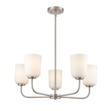 Laphia  Chandelier in Brushed Nickel by Millennium Lighting