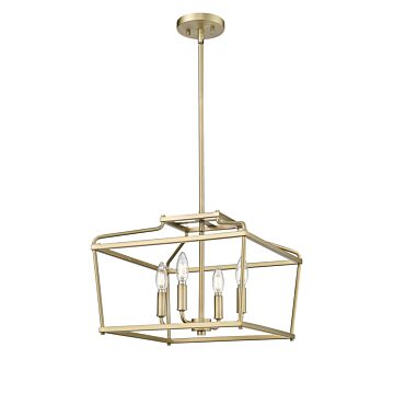Nellita  Pendant in Vintage Brass by Millennium Lighting