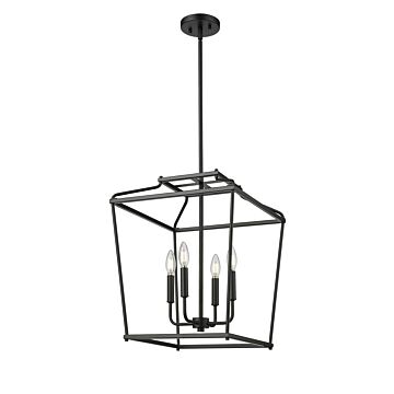 Nellita  Pendant in Matte Black by Millennium Lighting