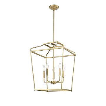Nellita  Pendant in Vintage Brass by Millennium Lighting
