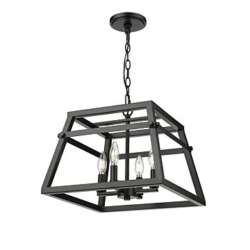 Tellsa  Pendant in Matte Black by Millennium Lighting