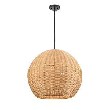 Elise  Pendant in Matte Black by Millennium Lighting