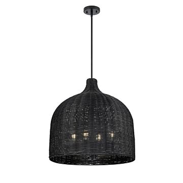 Elise  Pendant in Matte Black by Millennium Lighting