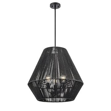 Elise  Pendant in Matte Black by Millennium Lighting