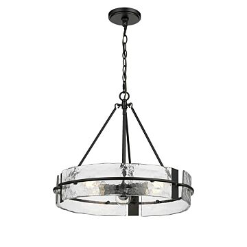 Rezi  Pendant in Matte Black by Millennium Lighting