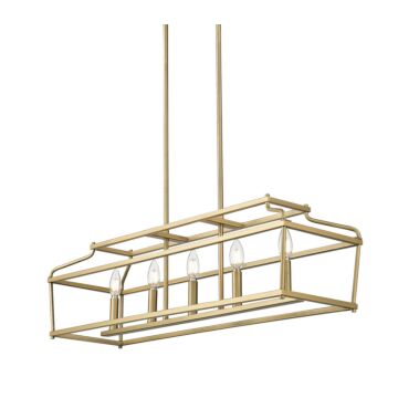 Nellita  Chandelier in Vintage Brass by Millennium Lighting