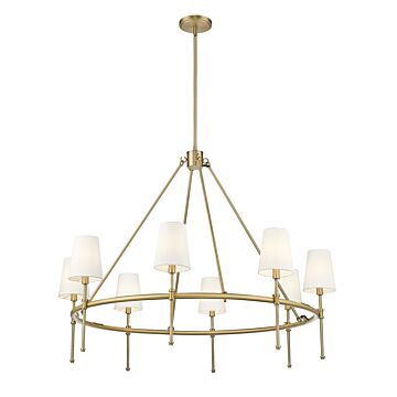 Adorra  Chandelier in Vintage Brass by Millennium Lighting