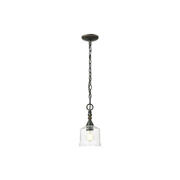 Keating  Mini Pendant in Antique Ivory by Golden Lighting