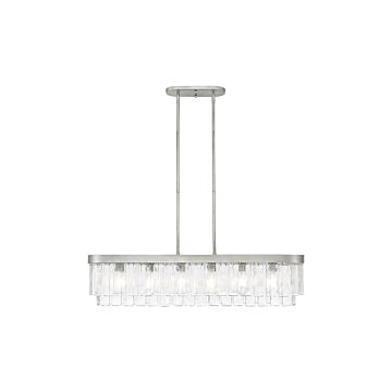 Ciara  Pendant in Peruvian Silver by Golden Lighting