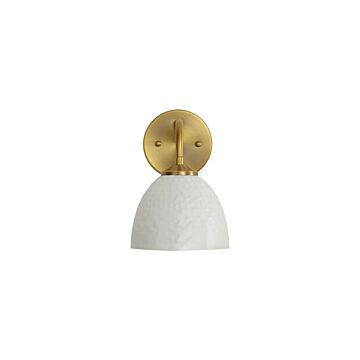 Shepard  Wall Sconce in Modern Brass by Golden Lighting