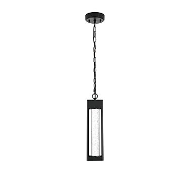 Amaris LED Outdoor Pendant in Black by Elegant Lighting