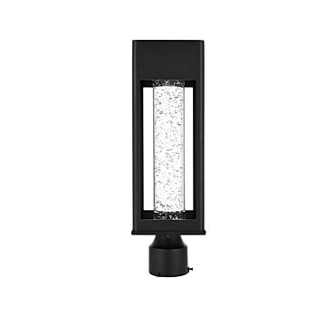 Amaris LED Outdoor Post Mount in Black by Elegant Lighting