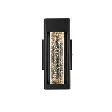 Amaris LED Outdoor Wall Sconce in Black by Elegant Lighting