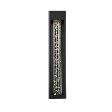 Amaris LED Outdoor Wall Sconce in Black by Elegant Lighting