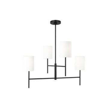 Key  Chandelier in Midnight Black by Visual Comfort Studio