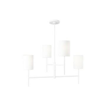 Key  Chandelier in Matte White by Visual Comfort Studio