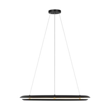Cielo LED Chandelier in Midnight Black by Visual Comfort Studio