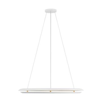 Cielo LED Chandelier in Matte White by Visual Comfort Studio